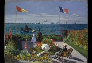 Claude Monet Garden at Sainte Adresse
